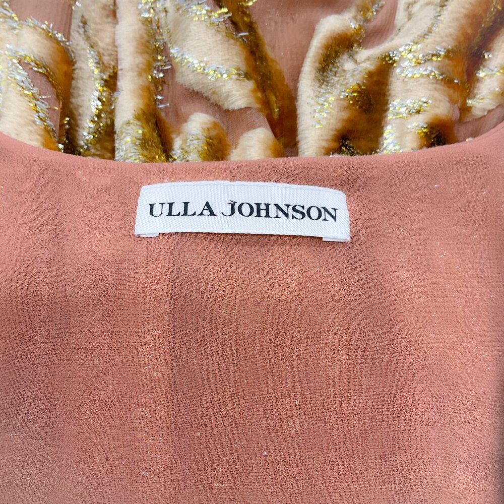 Ulla Johnson Loretta Velvet Devoré Midi Dress - Picture 4 of 4